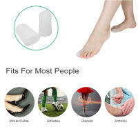 4Pcs Toes Cover Tube รองเท้าส้นสูง Ruing Toes Thumb Protector Guard ซิลิโคน Toe Cap Toes Protection Sleeves Foot Care