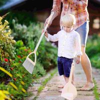 Children S Broom Outdoor Broom Dustpan Kitchen Brooms Toys Garden Dustpan Garbage Kids Outdoor Toys