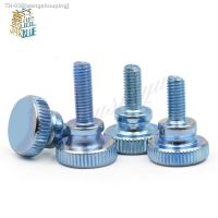 ✽✈∋ 1-5pcs Din464 Gb834 M3 M4 M5 M6 M8 M10 Knurling Head Knurled Thumb Screw Hand Tighten Curtain Wall Lock Screws