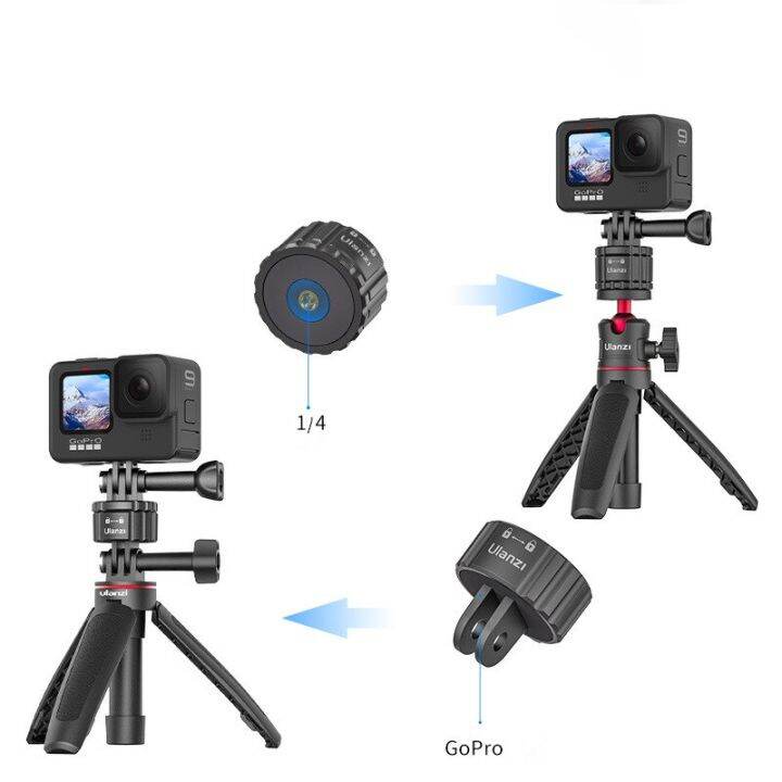 เหมาะสำหรับ-gopro-แถบอินเทอร์เฟซคู่พร้อมตัวยึดแม่เหล็กชุดปล่อยเร็วติดตั้งอย่างรวดเร็วแม่เหล็กที่แข็งแรง