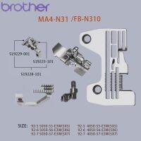 Brother Fb-N310เครื่องเย็บผ้าชุดเกจเข็มป้อน S19185เข็มที่กด S19228แผ่น S19334 S19247เท้า Ma4สุนัข