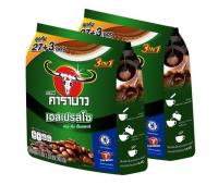 Carabao 3in1 Coffee Espresso คาราบาว กาแฟ ทรีอินวัน เอสเพรสโซ่ 18g. x 27sticks (2แพค)