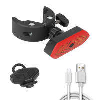 ไฟเลี้ยวด้านหลังปรับแสงมุมคลิปไฟท้ายสำหรับ M365 PRO 2สกู๊ตเตอร์ไฟฟ้า Night Safety Cycling Accessories