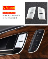 Car Door Lock Buttons Decoration Sequins Covers Seat Memory Buttons Stickers for Audi A6 C6 C7 S6 RS6 Interior Auto Accessories