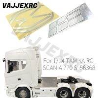 【CW】Wheel Eyebrow Metal Sticker Metal Pedal Kit for 114 Tamiya Scania 770 S 56368 RC Tractor