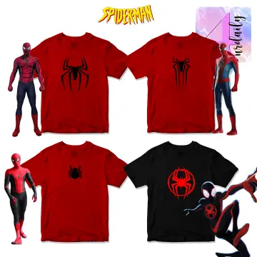 Men's Spider-man: Across The Spider-verse Characters Logo T-shirt : Target