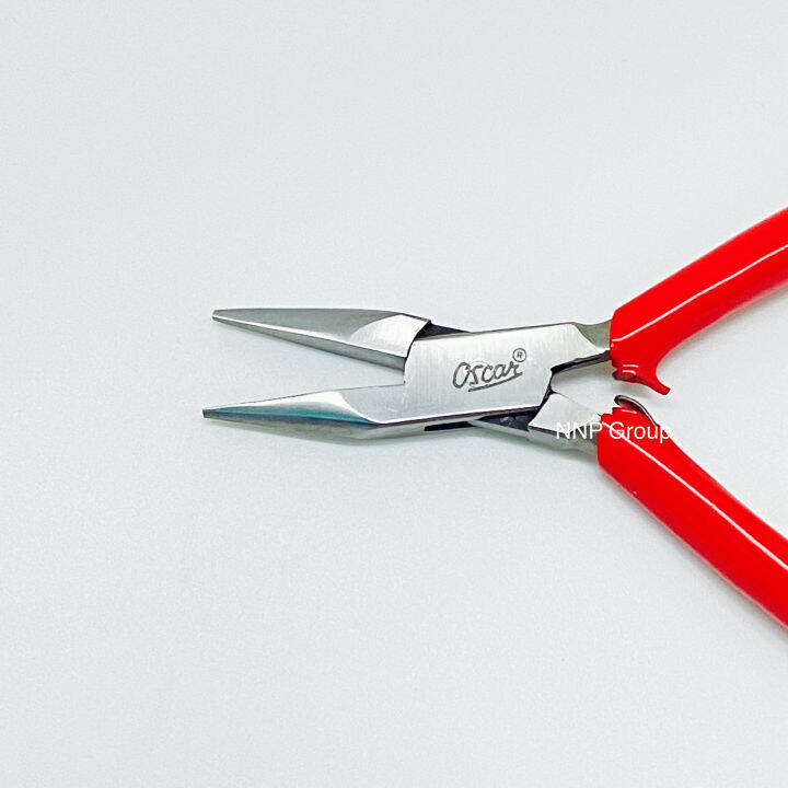 คีมช่าง-คีมปากแหลม-คีมปากแบน-คีมปากกลม-stainless-steel-pliers-size-5-แบนรด์-oscar