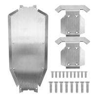 Stainless Steel Chassis Armor Gearbox Protector Skid Plate for 1/8 Traxxas Sledge RC Car Upgrade Parts Accessories