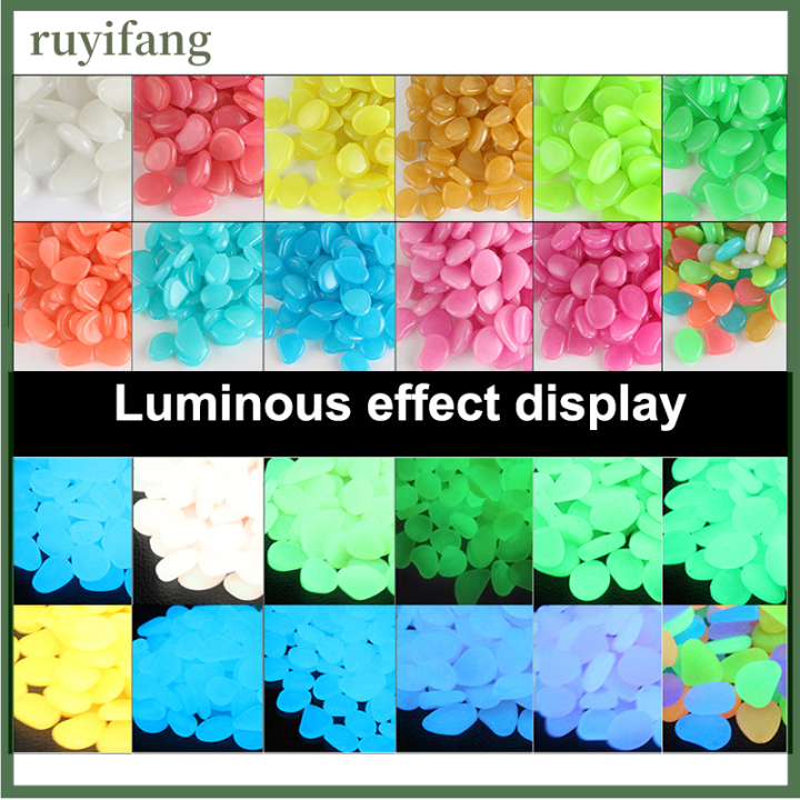 ruyifang-10pcs-สีสันสดใสเรืองแสงหินปลาดาวหอยสังข์รูปเปลือกปลาตารางทางเดินสวนพิพิธภัณฑ์สัตว์น้ำตกแต่งสระว่ายน้ำภูมิทัศน์