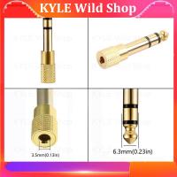 KYLE Wild Shop 6.5mm Headphone Audio Adapter For 6.35mm Male To 3.5mm Jack Female Adapter Connector Amplifier Mic AUX Cable