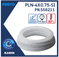 ท่อลม, สายลม คุณภาพดี ยาว 50 เมตร/กล่อง ขนาด 4 มม. Model PLN-4X0.75-SI  (Part No. 558211) ยี่ห้อ FESTO