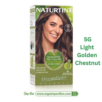 Naturtint ผลิตภัณฑ์เปลี่ยนสีผม - 5G (Light Golden Chestnut / สีน้ำตาลสว่าง-ประกายทอง) Permanent Hair Colour Gel (170 ml)