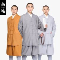 [COD] Shangyuan cloth monk coat short men and women suit thin spring summer