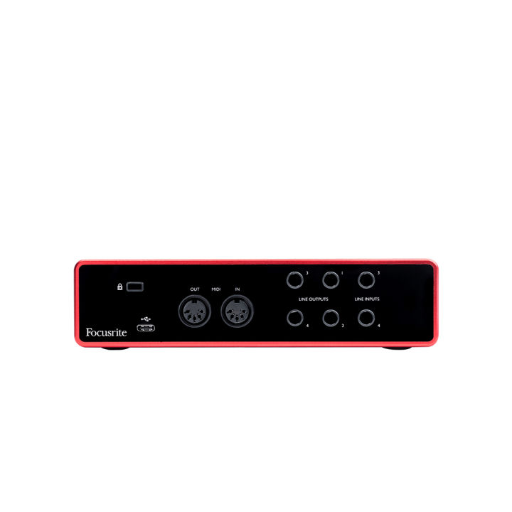 focusrite-scarlett-4i4-gen-3-ออดิโออินเตอร์เฟส-อุปกรณ์บันทึกเสียง-โฮมสตูดิโอ-4in-4out-usb-audio-interface