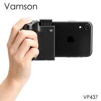 【หรูหรา】 Vamson Progrip Camera Phone Bluetooth Remote For Iphone Hand Grip Handle Stand Stabilizer With Tripod For Samsung Xiaomi Huawei