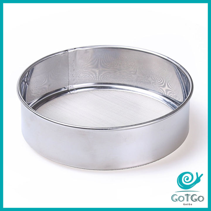 gotgo-ที่ร่อนแป้ง-สแตนเลส-สําหรับร่อนแป้ง-กระชอนสแตนเลส-stainless-steel-flour-sieve-สปอตสินค้า