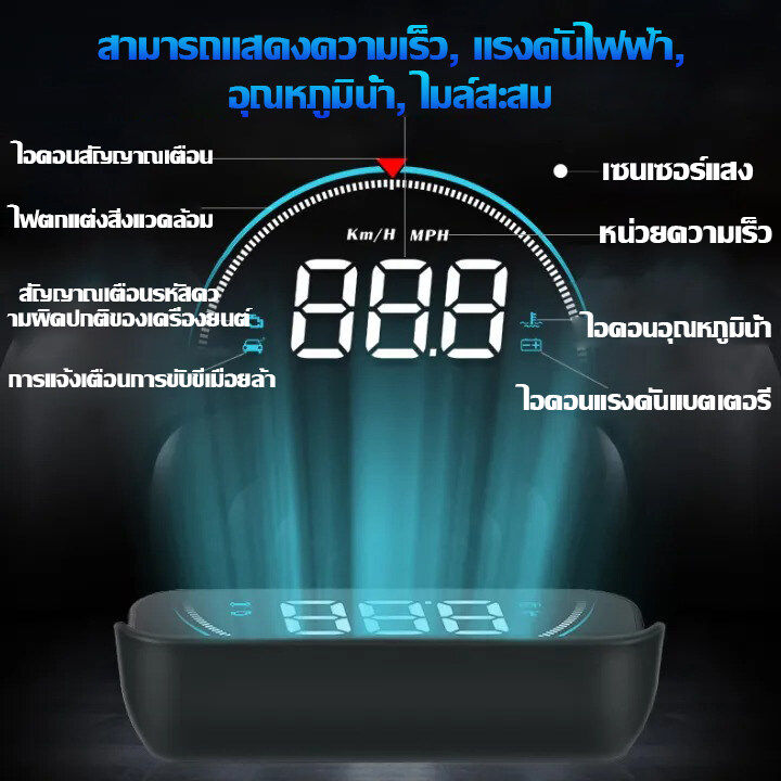 ส่งจากไทย-obd2-สมาร์ทเกจ2023-วัดรอบรถมอไซค์-gpsวัดความเร็วรถ-hud-ไมล์วัดความเร็วดิจิตอล-จอแสดงความเร็ว-มาตรวัดความเร็ว-สำหรับรถบรรทุก-รถยนต์-รถจักรยานยนต์-รถจักรยาน-แท้-100-รับประกัน