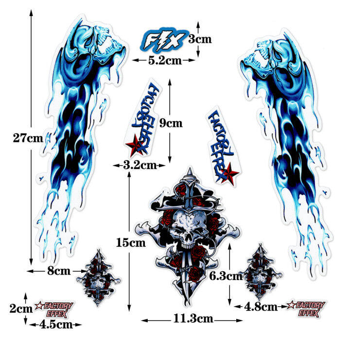 สติกเกอร์รถจักรยานยนต์เย็นด้านหน้ากระจกสติ๊กเกอร์สำหรับฮอนด้า-ยามาฮ่า-คาวาซากิ-ซูซูกิรถจักรยานยนต์จักรยานรถยนต์ไฟฟ้าหมวกกันน็อคสติ๊กเกอร์รถจักรยานยนต์การปรับเปลี่ยนด้านข้างสติ๊กเกอร์-d-ecals-ด้านหน้าก