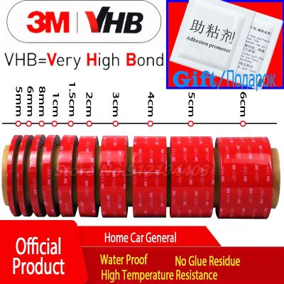 3M VHB Acrylic Foam 0.8MM Thick High Temperature Transparent Double Sided Tapes Heavy duty For Car/Home