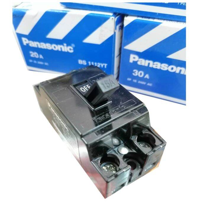 nbsp-เบรกเกอร์-panasonic-2pใช้สำหรับเป็นสวิตซ์ตัดไฟอัตโนมัติ-เพื่อเพิ่มความปลอดภัยให้กับวงจรไฟฟ้าภายในอาคาร-ใช้ขั้วต่อสายแบบ-eg-cam