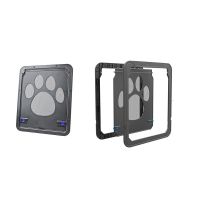 Pet Screen Door Easy Install Home Lockable Outdoor Door Magnetic Self-Closing Function Sturdy Door for Dog Cats