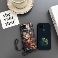 Google Pixel เคสเคสแถมฟรีสายคล้องโทรศัพท์5 5A 5XL 6 6P Pixel5ทนทาน Pixel6P Pixel5XL