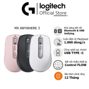 Chuột Logitech MX Anywhere 3 không dây bluetooth, Sạc nhanh USB-C
