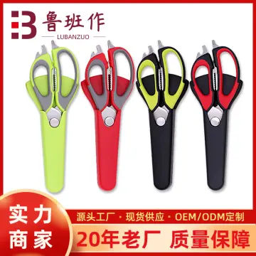 1pc Multifunctional Kitchen Scissor With Detachable Magnetic Holder For  Fridge And Food Cutting