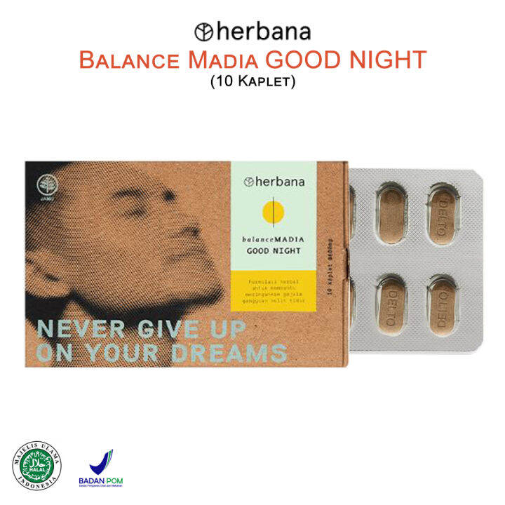 Herbana Balance Madia Good Night 10 Kaplet Lazada Indonesia