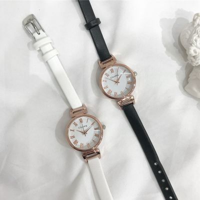 【Hot Sale】 Ins watch female chic retro literary Roman numerals college middle school students Korean version simple ulzzang