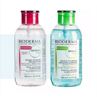 ไบโอเดอม่า-bioderma-h2oคลีนซิ่ง-ทำความสะอาด-เช็ดล้างเครื่องสำอาง-สำหรับผิวแพ้ง่าย-ผิวผสม-ผิวมัน-ผิวแห้ง-ขนาด-500-ml-make-up-removing-พร้อมส่ง