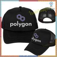 หมวก polygon โพลิก้อน bitcoin Crypto คริปโต ใส่ทำงาน หมวกแก๊ป Cap หมวกตาข่าย ระบายอากาศ สินค้าพิเศษ ยอดขายดีอันดับหนึ่ง