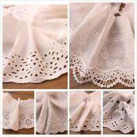 [HOT!] 2 Yards16cm embroidered Cotton lace Sewing Accessories craft Handmade for clothing bag wedding Decoration