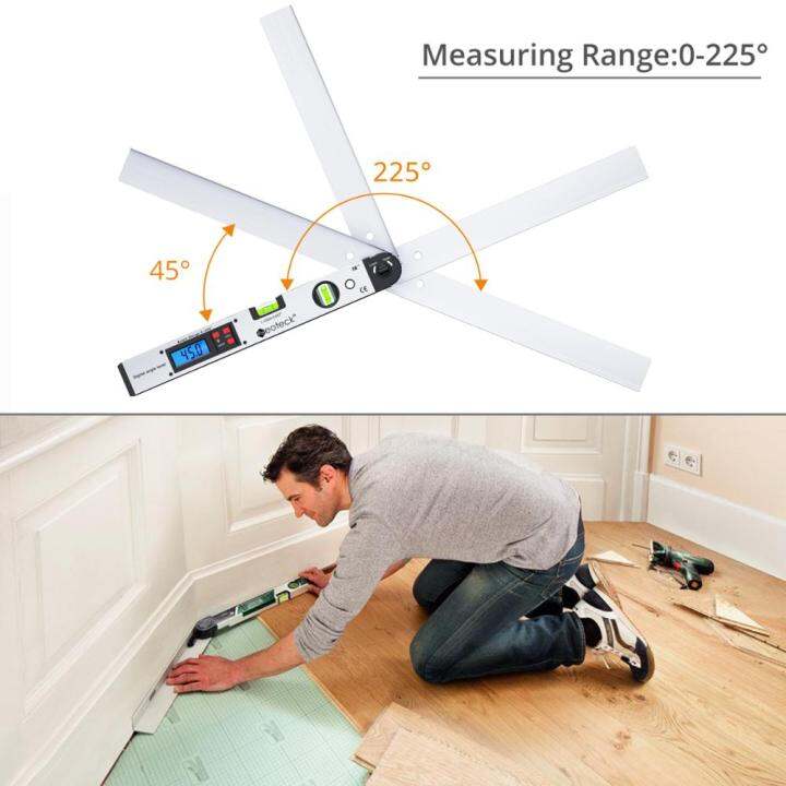 neoteck-0-225-ไม้โปรแทรกเตอร์ดิจิตอลวิญญาณระดับมุม-finder-meter-g-auge-ดิจิตอลมุม-finder-อิเล็กทรอนิกส์ไม้โปรแทรกเตอร์จอแสดงผล-lcd