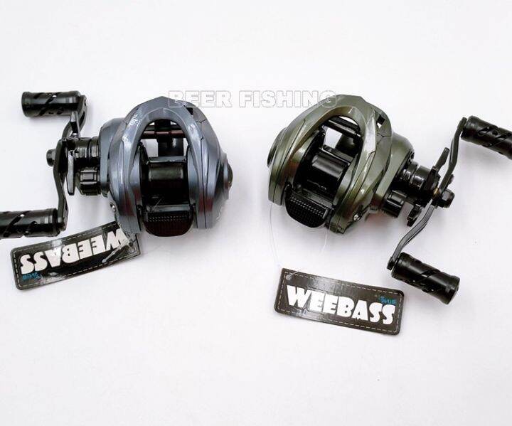 รอกตกปลา-weebass-รุ่นv8-รอกหยดน้ำ-เบท-baitcasting-reel-มีทั้งซ้าย-ขวา