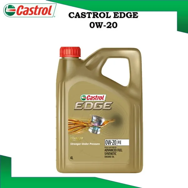 Castrol EDGE 0W-20 SN/CF Engine Oils for Petrol and Diesel Cars (4L