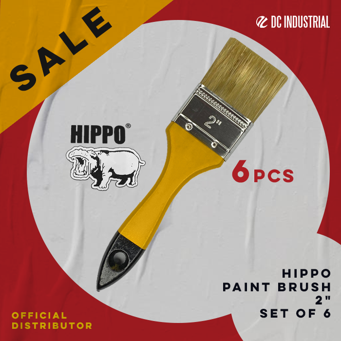 HIPPO paint brush 2" (set of 6) Lazada PH