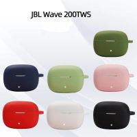 สำหรับ JBL Wave 200 TWS เคสการ์ตูนสตางค์ซิลิโคนหูฟังเคสกันกระแทกแบบนิ่มน่ารักสำหรับ Jbl 200พร้อมตะขอ