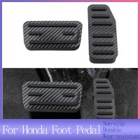 2Pcs/Set AT Car Pedal Cover Auto Pedals Fit for Honda Vezel HRV HR-V 2016 - 2022 Fit Jazz 2011 - 2019 City 2015 - 2019 Parts Pedals  Pedal Accessories