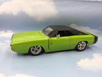 1:24 Jada Fast and Furious 1970 DODGE CHARGER โมเดลรถโลหะผสมจำลอง Dodge