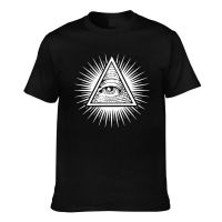 Eye Of Providence Illuminati All Seeing Eye Of God Pyramid Mason Cotton MenS T-Shirts