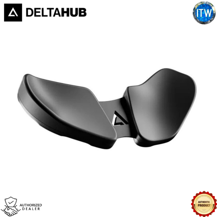 Deltahub Carpio 2.0 Ergonomic Wrist Rest BLACK Right and Left (Large