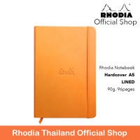 Rhodiarama : Notebook Hardcover - A5 Orange (7555) Lined สมุดจดบันทึกจากฝรั่งเศส นำเข้าโดย Rhodia Thailand