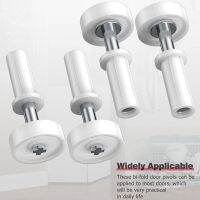 4 Pack Bi-Fold Door Top Guide Wheel Door Hardware Repair Set Double Folding Door Hardware Part Plastic Material for Door Door Hardware Locks