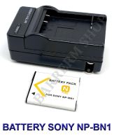 (Saving Set 1+1) NP-BN1 / NPBN1 / BN1 Camera Battery And Charger for Sony แบตเตอรี่และที่ชาร์จสำหรับกล้องโซนี่ Sony DSC-W650,W690,W710,W730,W800,W830,DSC-WX5,WX7,WX9,DSC-TX7, TX9,T99,T110 BY BARRERM SHOP