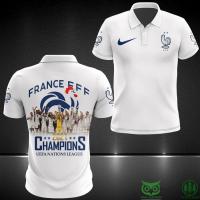 -france 2023 NEW 2023 New Fff Champions Euro Football 3d Polo T-shirt Hoodie Jersey(free Name Logo Custom) cheap