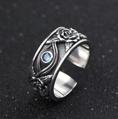 Tide Rings For Men Mens Fashion Rings Eye Of Horus Ring Personality Rings For Men Hip Hop Rings For Men