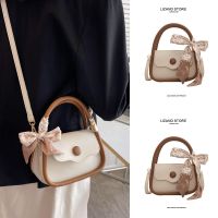 Summer summer high-end niche design small bag female 2023 new mini portable Messenger small square bag silk scarf 【BYUE】