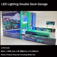 ประกอบ Diorama 164 LED Lighting Double Deck Garage Model Car Station Parking Lot - Falken Coating