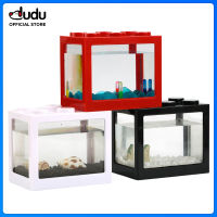 【DUDU Pet】Aquarium อะคริลิคสำหรับสำนักงานอ่างปลาขนาดเล็กเดสก์ท็อปอ่างปลาขนาดเล็กตู้ปลาขนาดเล็ก (สีสุ่ม)